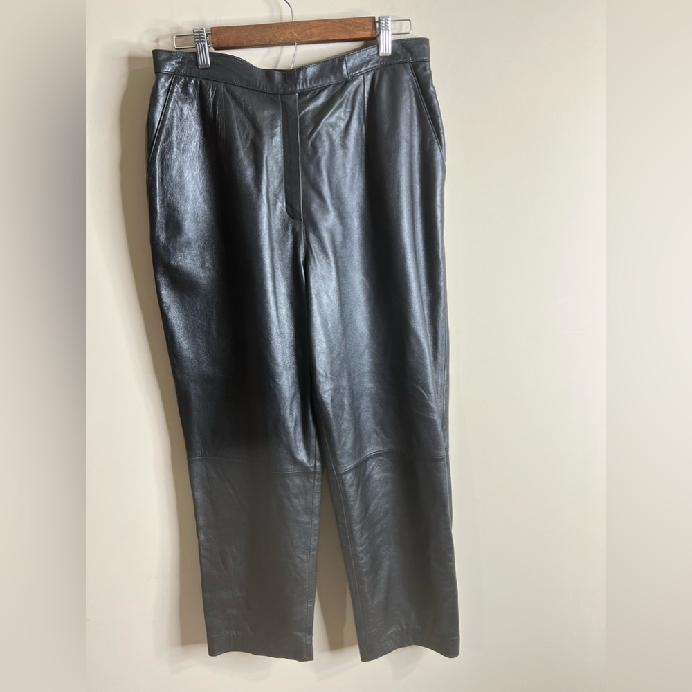 Vintage jones New York leather pants size 14